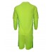 Camisa de time de futebol México Goleiro Replicas 2º Equipamento Infantil Copa America 2024 Manga Comprida (+ Calças curtas)